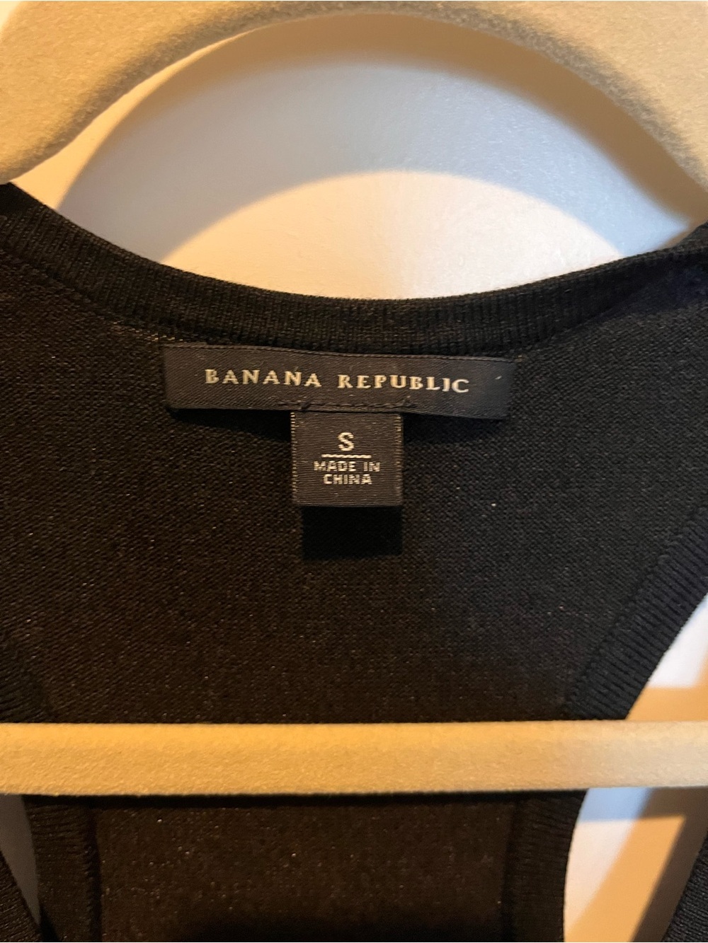 Banana Republic Black Ribbed Racerback Tank - Picture 2 of 3